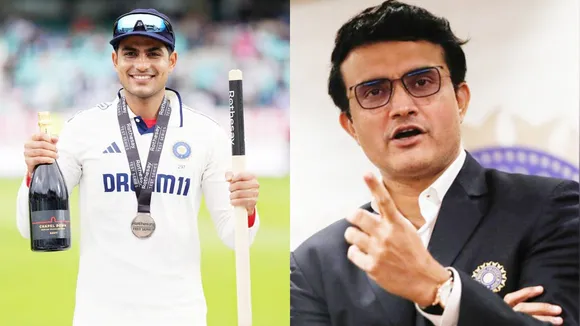 Shubman Gill and Sourav Ganguly