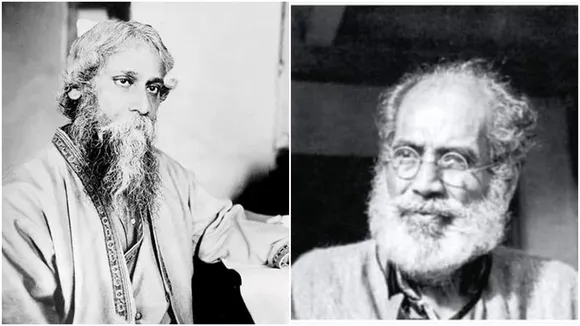 Rabindranath and Abanindranath Thakur