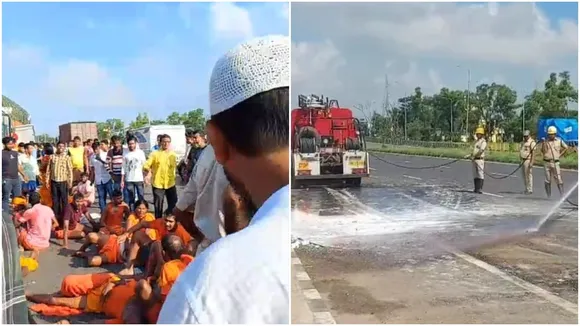 15 August 2025,  Bardhaman  ,Phagupur,  Fatal road accident  ,10 dead  ,Many injured , National Highway accident  ,Illegal truck parking,  Pilgrim bus,  Police investigation,১৫ অগাস্ট ২০২৫,  বর্ধমান,  ফাগুপুর  ,ভয়াবহ পথ দুর্ঘটনা,  মৃত ১০,  আহত বহু , জাতীয় সড়ক দুর্ঘটনা,  বেআইনি ট্রাক পার্কিং,  পূণ্যার্থী বোঝাই বাস,  পুলিশ তদন্ত