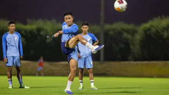 Indian Football Team Practice