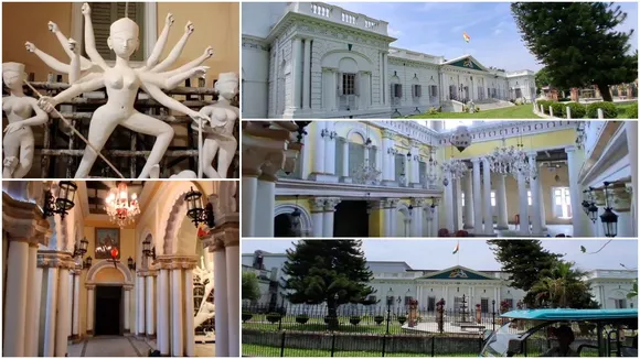 Kasimbazar Rajbari Durga Puja,  300-year tradition,  Ancient heritage and grandeur,  Roy family Rajbari Puja  ,Royal Puja rituals,  Kumari Puja  ,Chandi paath and Durga Nam  ,Ghat immersion at Kati Ganga,কাশিমবাজার রাজবাড়ি,  ৩০০ বছরের দুর্গাপুজো,  প্রাচীন ঐতিহ্য ও আড়ম্বর,  রাজবাড়ির রায় পরিবারের পুজো  ,রাজবাড়ি দুর্গাপুজো রীতি,  কুমারী পূজা  ,দুর্গানাম ও চণ্ডীপাঠ,  কাটি গঙ্গা ঘট ভরার রীতি