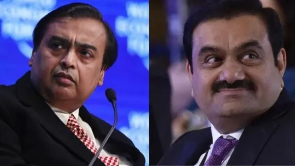 Mukesh Ambani and Gautam Adani