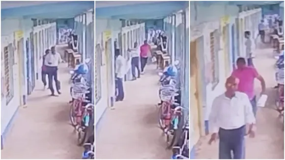 School hooliganism  ,Trinamool leader,  Headmaster assaulted,  Incident before students , Teacher manhandled,  School violence  ,West Bengal education controversy  ,Teacher safety  ,Trinamool controversy,  School unrest,স্কুলে গুণ্ডাগিরি,  তৃণমূল নেতা  ,প্রধান শিক্ষক মারধর,  ছাত্রছাত্রীদের সামনে ঘটনা,  ঘাড় ধাক্কা শিক্ষক  ,স্কুল হিংসা  ,পশ্চিমবঙ্গ শিক্ষা বিতর্ক  ,শিক্ষক নিরাপত্তা  ,তৃণমূল বিতর্ক,  বিদ্যালয় অশান্তি