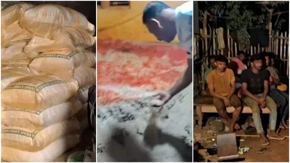 Murshidabad Samsherganj,  Adulterated turmeric  ,Fake spices,  Six arrested,  Food adulteration case  ,Samsherganj police raid,  Murshidabad news  ,Adulteration racket , Turmeric fraud,  West Bengal crime news,মুর্শিদাবাদ সামশেরগঞ্জ  ,ভেজাল হলুদ  ,ভেজাল মসলা,  ৬ জন গ্রেফতার,  খাদ্য ভেজাল মামলা,  সামশেরগঞ্জ পুলিশ অভিযান  ,মুর্শিদাবাদ খবর,  ভেজাল ব্যবসা,  হলুদ জালিয়াতি  ,পশ্চিমবঙ্গ ক্রাইম নিউজ