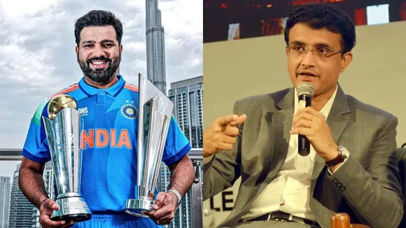 Rohit Sharma and Sourav Ganguly