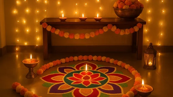 Diwali Decoration Ideas 2025: সাজানোয় ঐতিহ্যের সঙ্গে থাকুক অভিনবত্ব।