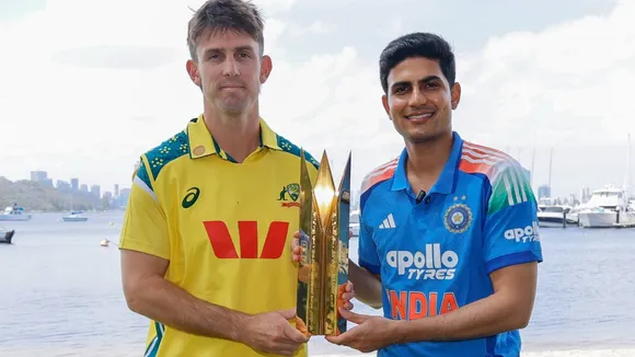 Mitchell Marsh and Shubman Gill