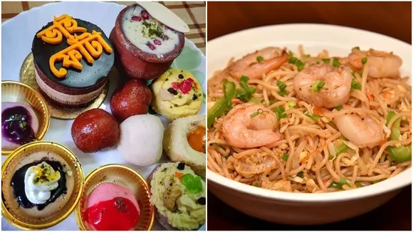 Prawn Hakka Noodles: প্রন হাক্কা নুডলস।