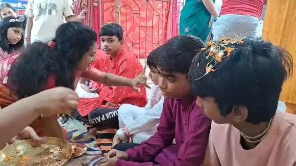 malda-mirzapur-govt-colony-mass-bhai-phonta-celebration