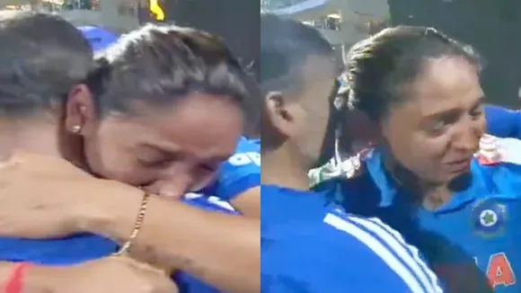 Harmanpreet Kaur Crying