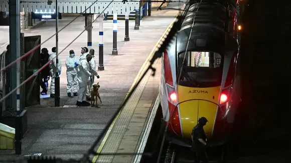 London train stabbing, UK knife crime, Huntingdon station, British Transport Police, Keir Starmer, Terror attack UK,