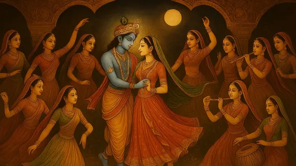 Radha Krishna Rasa Yatra: রাধা-কৃষ্ণের প্রেম উৎসব।