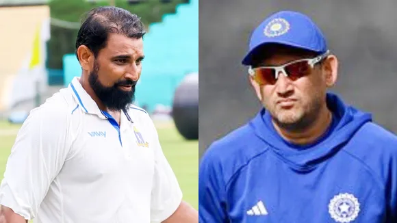 Mohammed Shami and Ajit Agarkar