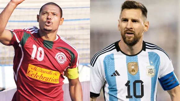 Lionel Messi va Mohun Bagan all Stars