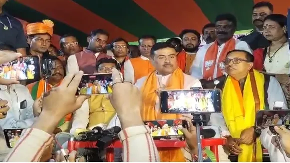 কলকাতা মেসি কাণ্ড, Messi Kolkata chaos, Yuvabharati Stadium incident, শুভেন্দু অধিকারী মন্তব্য, Suvendu Adhikari attack TMC, BJP protest Messi event, Arup Biswas Sujit Bose controversy, ticket refund demand Messi Kolkata, Kolkata stadium violence, Messi concert controversy, West Bengal politics news, BJP vs TMC, SIR semi final election comment, Hooghly rally Suvendu, Kolkata football controversy