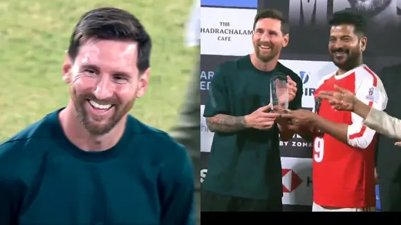 Lionel Messi in Hyderabad