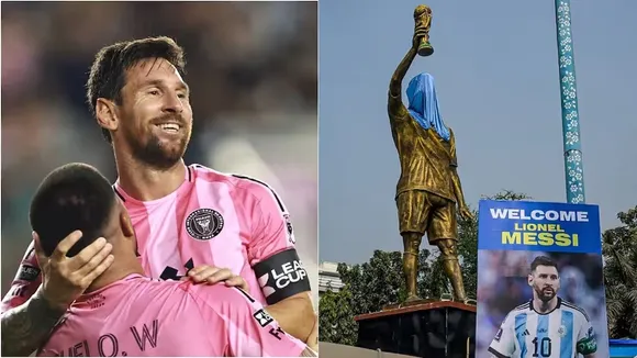 Lionel Messi Kolkata visit, Yubabharati stadium chaos, Messi Kolkata controversy, Salt Lake Stadium incident, Messi GOAT Tour, Shah Rukh Khan Messi event, Sourav Ganguly Messi meeting, Mamata Banerjee statement Messi, Yubabharati vandalism, Kolkata football fans protest, Messi India visit news, Bengali football news