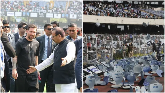 Lionel Messi Kolkata chaos, Messi event mismanagement, Yuvabharati stadium violence, Eden Gardens Messi event, CAB Snehasish Ganguly statement, Satadru Dutta organiser, Messi India visit controversy, Kolkata football fans chaos, West Bengal embarrassment Messi, international media criticism., লিওনেল মেসি কলকাতা কাণ্ড, মেসি অনুষ্ঠান অব্যবস্থাপনা, যুবভারতী স্টেডিয়াম বিশৃঙ্খলা, ইডেন গার্ডেন মেসি অনুষ্ঠান, সিএবি স্নেহাশিস গঙ্গোপাধ্যায়, শতদ্রু দত্ত আয়োজক, মেসি ভারত সফর বিতর্ক, কলকাতা ফুটবল ভক্ত বিশৃঙ্খলা, বাংলার সম্মানহানি মেসি, আন্তর্জাতিক সমালোচনা