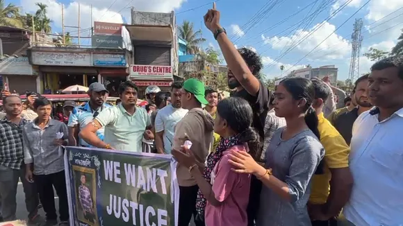 Dharmanagar delivery boy death  ,Tripura viral video incident,  Delivery executive suicide case,  Online parcel delivery dispute  ,Public humiliation viral video  ,Tripura police investigation  ,Abetment to suicide case,  Dharmanagar protest justice  ,Courier delivery boy harassment  ,Social media shaming incident India,ধর্মনগর ডেলিভারি কর্মীর মৃত্যু  ,ত্রিপুরা ভাইরাল ভিডিও কাণ্ড  ,পার্সেল ডেলিভারি নিয়ে বচসা,  প্রকাশ্যে অপমান আত্মহত্যা  ,ডেলিভারি এক্সিকিউটিভ মৃত্যু,  খুনের প্ররোচনায় মামলা,  ধর্মনগরে বিক্ষোভ,  সামাজিক মাধ্যমে হেয় প্রতিপন্ন , ডেলিভারি কর্মীদের নিরাপত্তা,  প্রসেনজিৎ সরকারের মৃত্যু