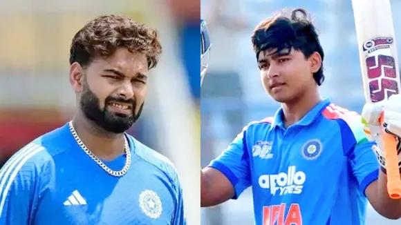 Rishabh Pant and Vaibhav Suryavanshi
