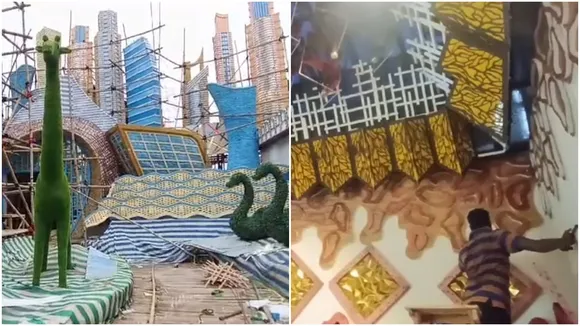 Multiple Durga Pujas in Baruipur ready to challenge Kolkata,দুর্গাপুজো ২০২৪, বারুইপুর