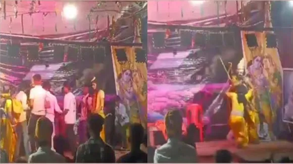 Lord Ram and Ravana clash during Ramlila