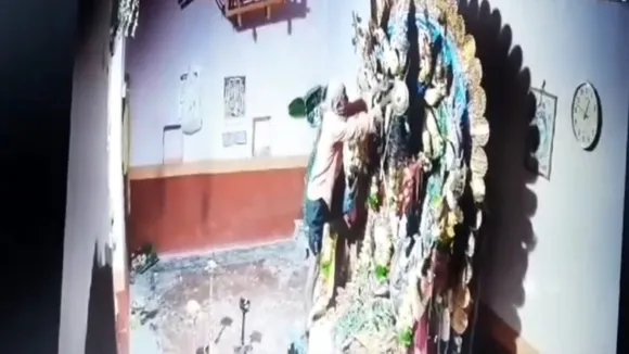 Goddess Durga's jewels looted,purba bardhaman, ketugram,burdwan news, দেবী দুর্গার গয়না লুঠ, পূর্ব বর্ধমান,কেতুগ্রাম