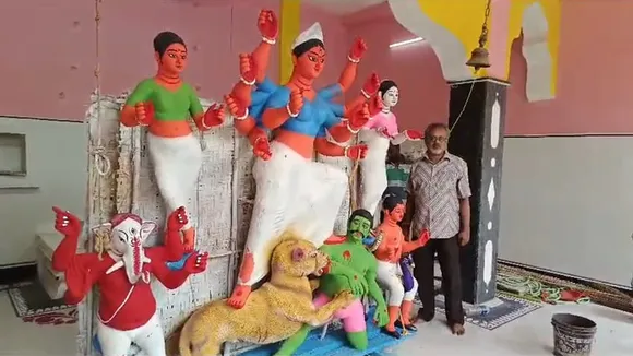 Malda, Sen Bari Durga Puja, Durga Puja 2024, মালদা, ইংরেজবাজার, সেন বাড়ি দুর্গাপুজো
