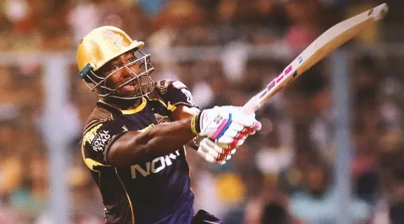 Andre Russell Plays With His Car-Shaped 'Super Striker' Award