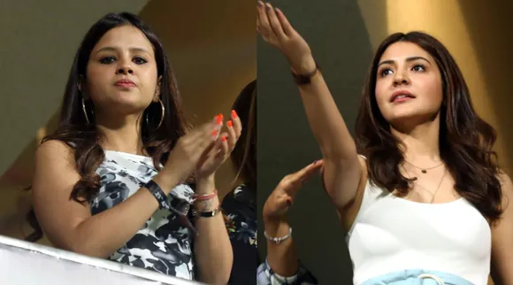 MS Dhoni Hits Flurry Of Sixes. Watch Wife Sakshi, Anushka Sharma's Reaction