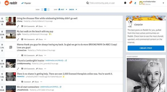 Reddit beats Facebook to third most popular platform in US