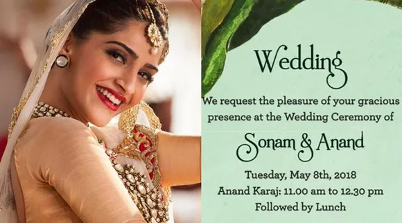 Sonam Kapoor is getting married to Anand Ahuja on May 8 in Mumbai.