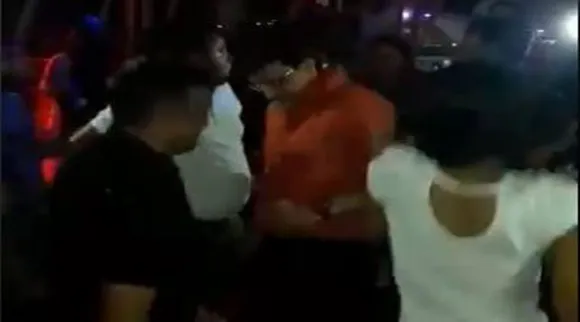 sourav ganguly on dance floor