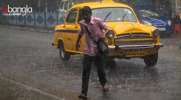 Kolkata Rain Photo Express photo By Shashi Ghosh
