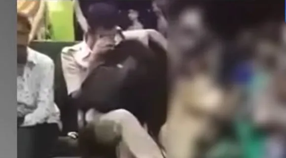 Indian Railway RPF constable trying to touch woman at Mumbai Station, Suspended