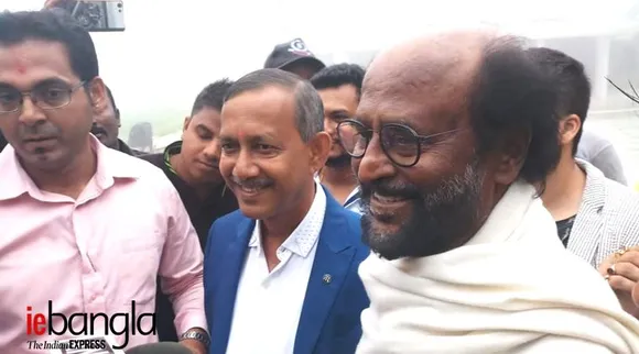 happy Rajnikanth met west bengal minister gautam deb at kurseong on 14 June, 2018