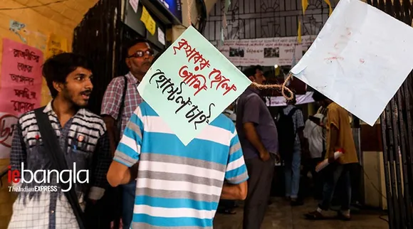 Medical college Hunger strik last day Express Photo Shashi Ghosh