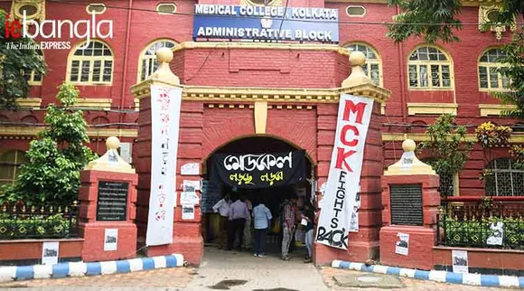 Medical college Hunger strike Express Photo Shashi Ghosh