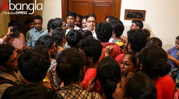 predency Protest Express Photo Shashi Ghosh