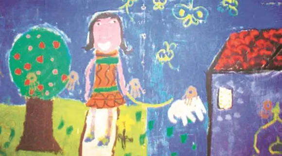 painting on'a world of friendship' theme