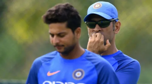 Kuldeep Yadav and MS Dhoni