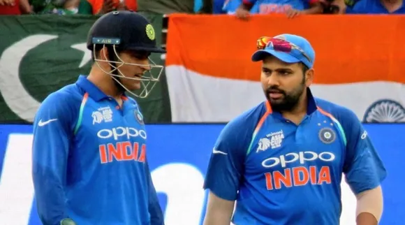 MS Dhoni and Rohit Sharma