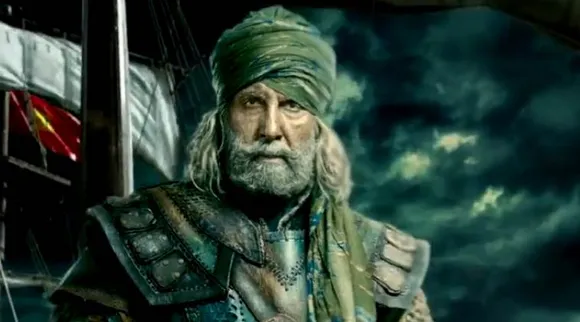 Amitabh Bachchan plays Khudabaksh in Thugs of Hindostan.