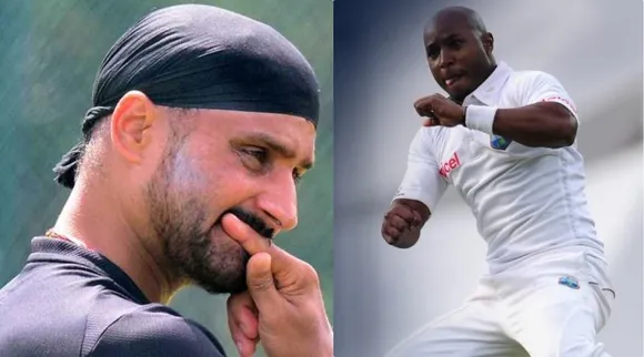 Tino Best and Harbhajan Singh