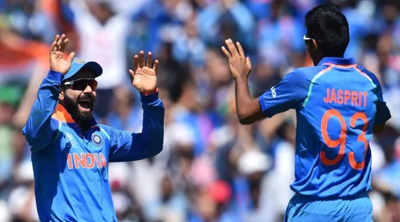 Virat Kohli and Jasprit Bumrah