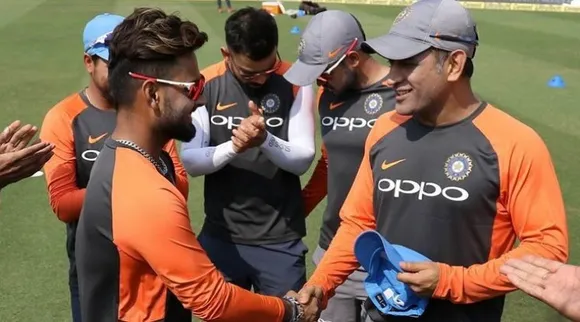 Rishabh Pant and MS Dhoni