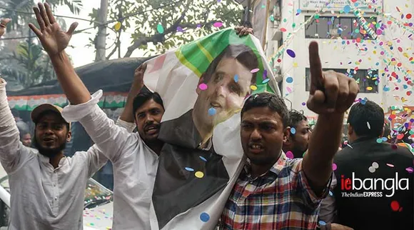 Congress Celebration Express photo Shashi Ghosh