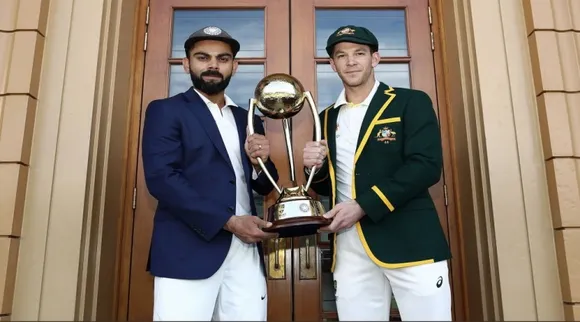 Virat Kohli and Tim Paine