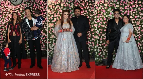 কপিল শর্মার রিসেপশন: জনি লিভার থেকে ভারতী, হাজির কমেডি কিং-রা