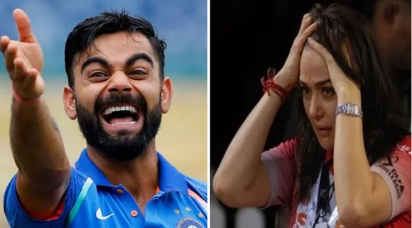 Preity Zinta commits social media gaffe while congratulating Virat Kohli